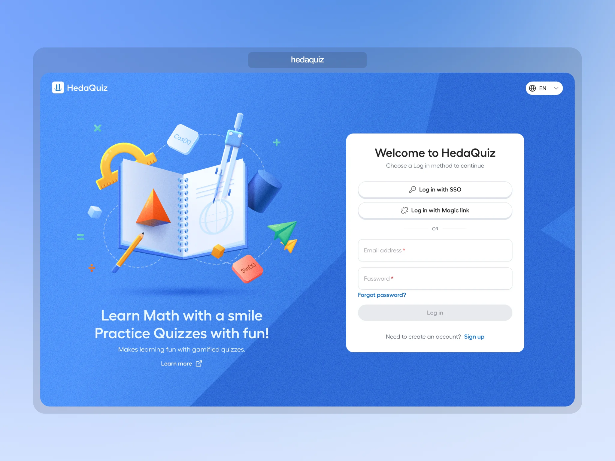 Hedacademy — teacher dashboard